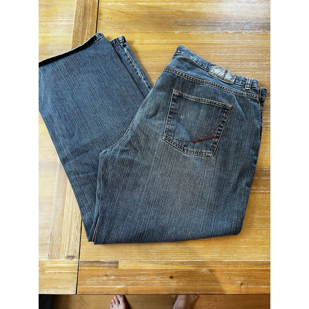 Steve & Barry's AUTHENTIC Relaxed Fit Straight Leg Jeans Men's 40 x 30 Cotton